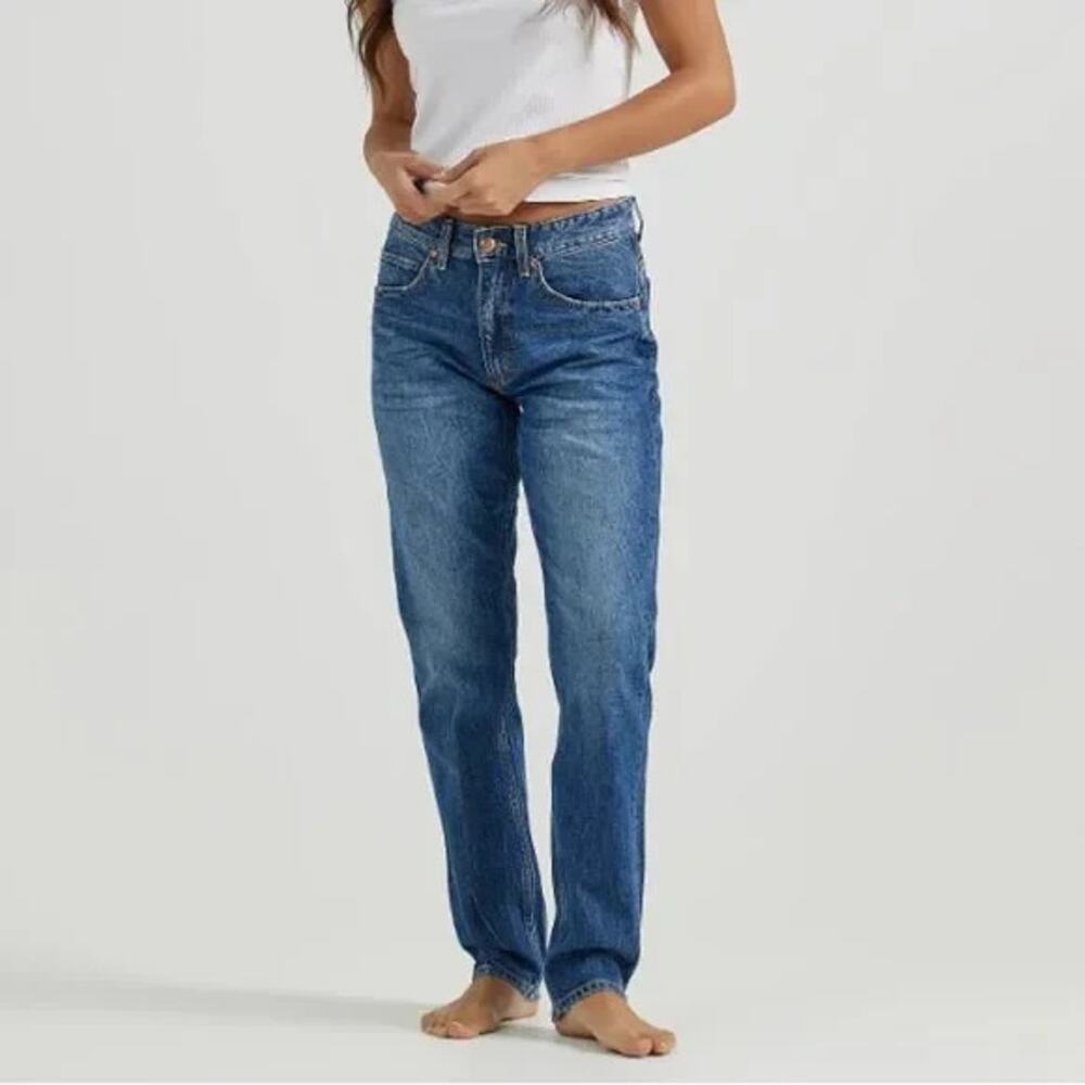 Lee‎ Women's Slim Rider Jeans in Night Journey Blue Size 29 x 31 Retro Denim